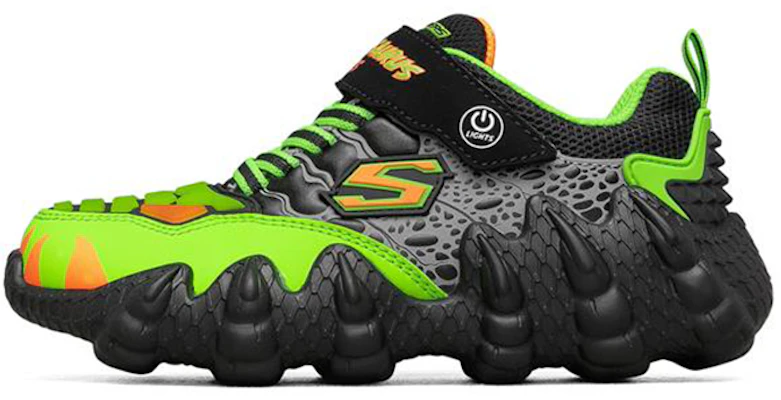 (Youth) Skechers Mighty Claws 'Black Green' 400110L-BKLM Buy (Youth) Skechers Mighty Claws 'Black Green' 400110L-BKLM