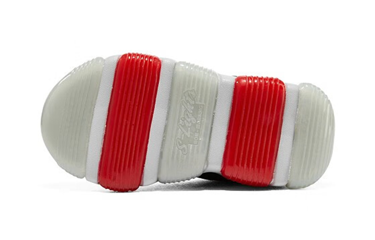 Shop (JR) Sneaker Skechers Mighty Glow ''Noir Rouge''. 402040N-BKRD