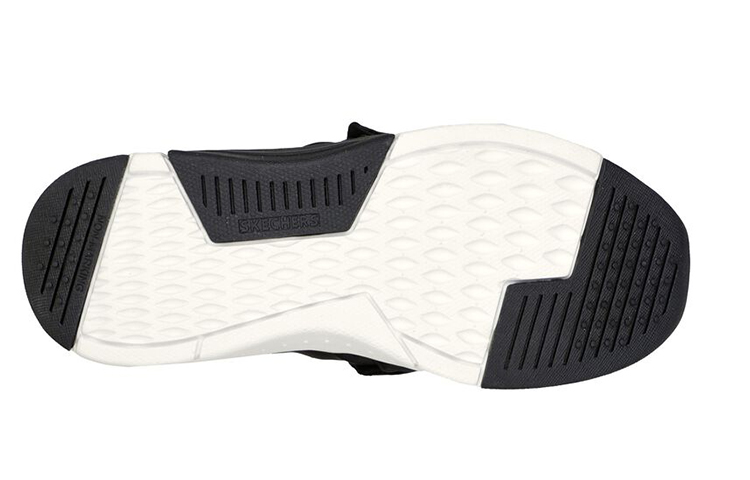 Shop (JR) Skechers Modern Jogger 'Fashion Steps Hitam' 302286L-BLK