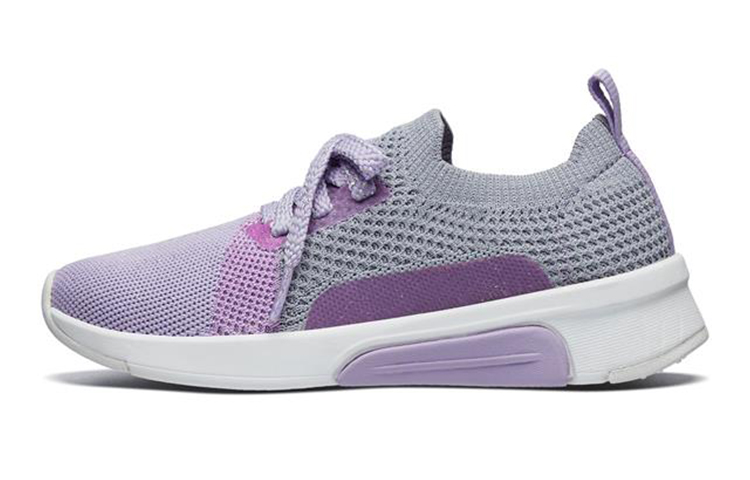 (Youth) Skechers Modern Jogger 'Grey Purple' 89803L-GYLV
