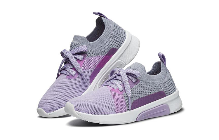 Lookbook (Youth) Skechers Modern Jogger 'Grey Purple' 89803L-GYLV