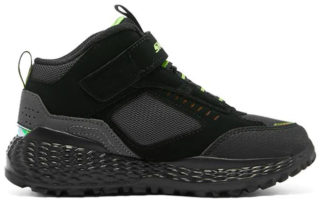 大童 Skechers Monster 高筒 兒童跑步鞋 黑綠 Order 大童 Skechers Monster 高筒 兒童跑步鞋 黑綠