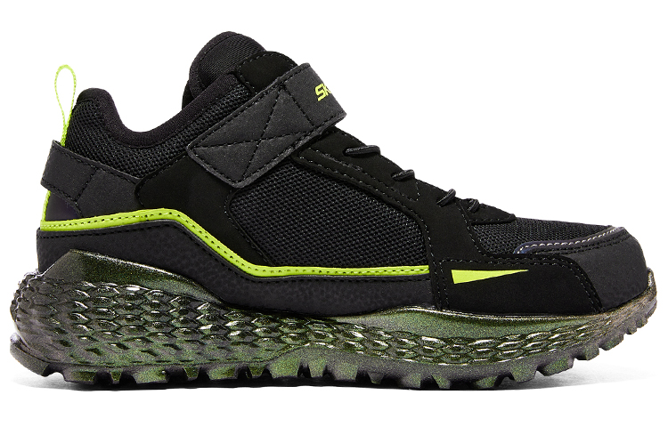 (Youth) Skechers Monster 'Black Lime' 圖 2