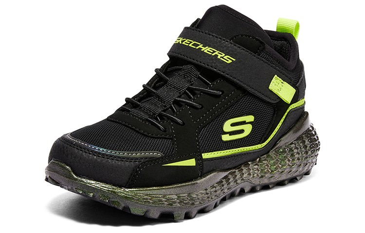 (Youth) Skechers Monster 'Black Lime' 圖 3