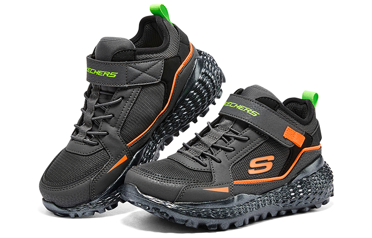 Shop 大童 Skechers 怪獸系列 緩震抗磨 童鞋 木炭黑色