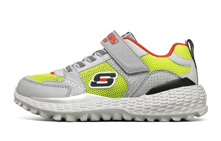 (Youth) Skechers Monster 'Grey Yellow'
