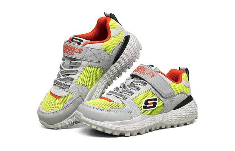 (Youth) Skechers Monster 'Grey Yellow' 圖 3