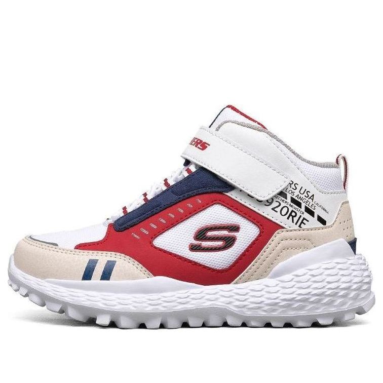 (Youth) Skechers Monster Shoes 'White Red Navy' 660083L-WMLT