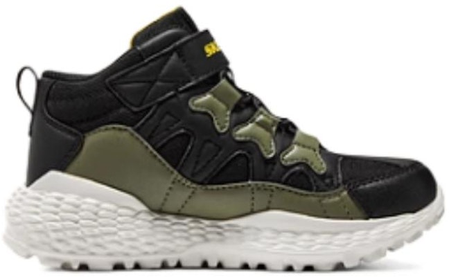 (Youth) Skechers Monster Sneakers 'Olive Green White Black' 405229L-BKOL Order (Youth) Skechers Monster Sneakers 'Olive Green White Black' 405229L-BKOL