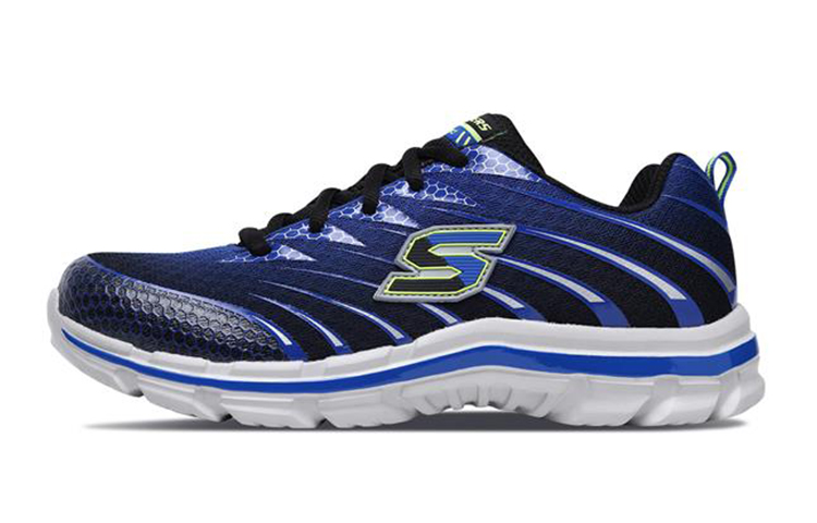 (Youth) Skechers Nitrate 'Blue Black' 95340L-RYBK