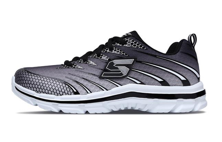 (Youth) Skechers Nitrate 'Grey Black' 95340L-GYBK