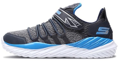 (Youth) Skechers Nitro Sprint 'Black Blue' 97766L-CCBL (Youth) Skechers Nitro Sprint 'Black Blue' 97766L-CCBL