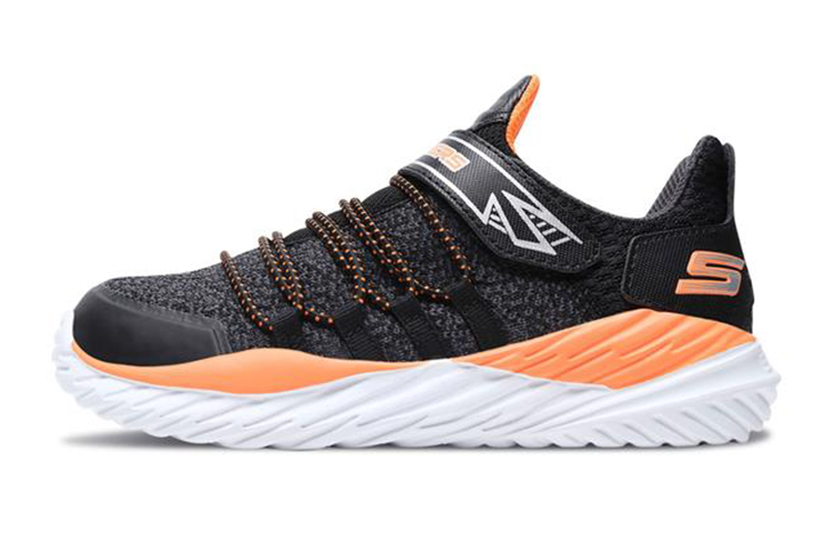 (Youth) Skechers Nitro Sprint 'Black Orange' 97766L-BCOR
