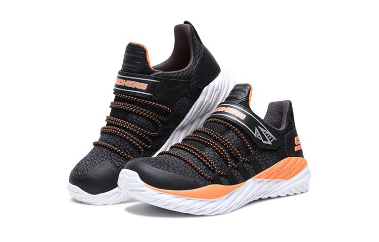 Lookbook (JR) Skechers Nitro Sprint ''Schwarz Orange'' 97766L-BCOR