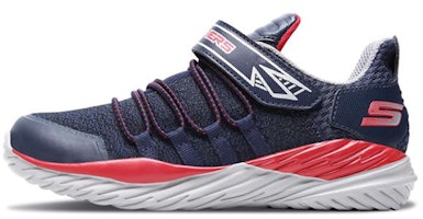 (Youth) Skechers Nitro Sprint 'Blue Red' 97766L-NVRD (Youth) Skechers Nitro Sprint 'Blue Red' 97766L-NVRD