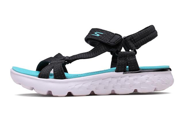 (Youth) Skechers On-The-Go 400 'Black Blue' 86783L-BLK