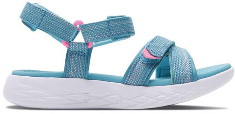 (Youth) Skechers On-The-Go 600 'Blue Pink' 86965L-AQPK Order (Youth) Skechers On-The-Go 600 'Blue Pink' 86965L-AQPK