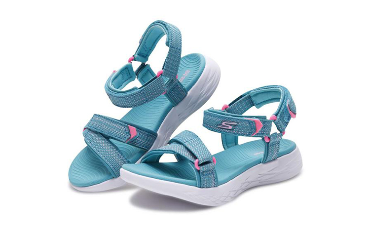 (Youth) Skechers On-The-Go 600 'Blue Pink' 圖 3