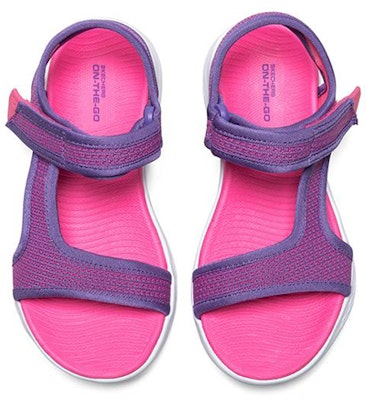 (JR) Sandal Skechers On-The-Go 'Ungu Merah Muda' 86982L-PRPK Shop (JR) Sandal Skechers On-The-Go 'Ungu Merah Muda' 86982L-PRPK