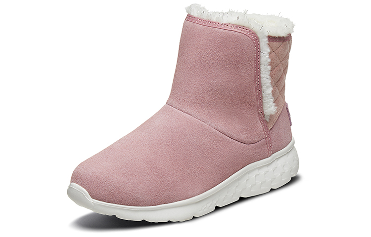 Lookbook 大童 Skechers 舒適氣質 保暖耐磨 中筒 兒童靴子 粉色