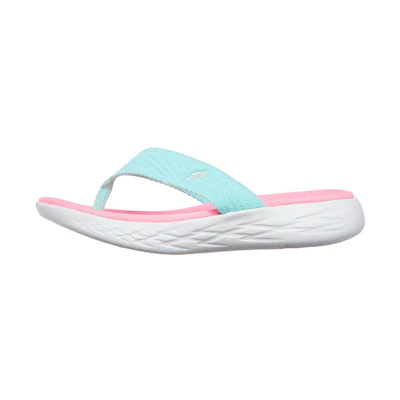 (Youth) Skechers On The GO 600 'Sunny Horizon - Green Pink'