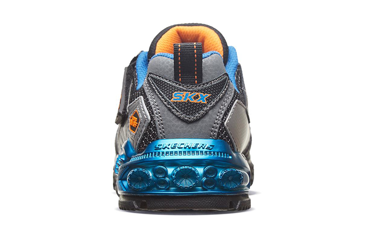 Shop (Youth) Skechers Orbiters 'Black Blue Light-Up' 90590L-BKRY
