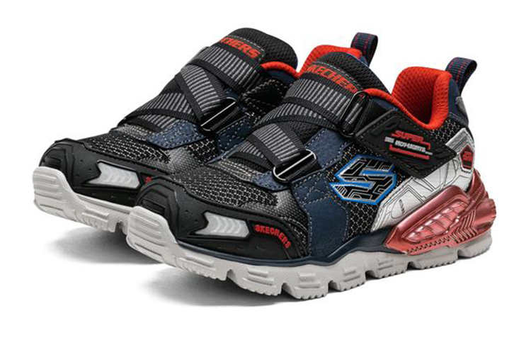 Lookbook (JR) Skechers Orbiters "蓝红灯" 运动鞋 90590L-NVRD