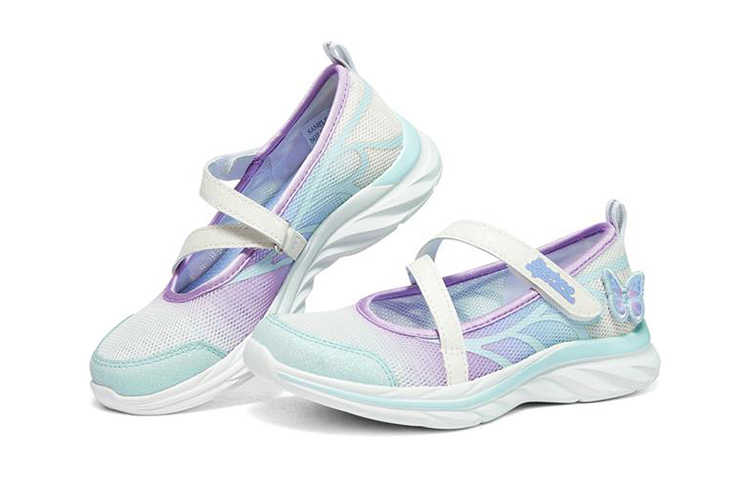 Lookbook (JR) Skechers Quick Kicks ''Bleu Blanc Violet'' 302563L-WMLT