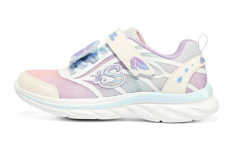(Youth) Skechers Quick Kicks 'White Multi' 302548L-WMLT