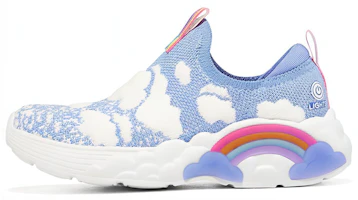 (Youth) Skechers Rainbow Racer 'Blue Light-Up Slip-On' 302318L-BLU (Youth) Skechers Rainbow Racer 'Blue Light-Up Slip-On' 302318L-BLU