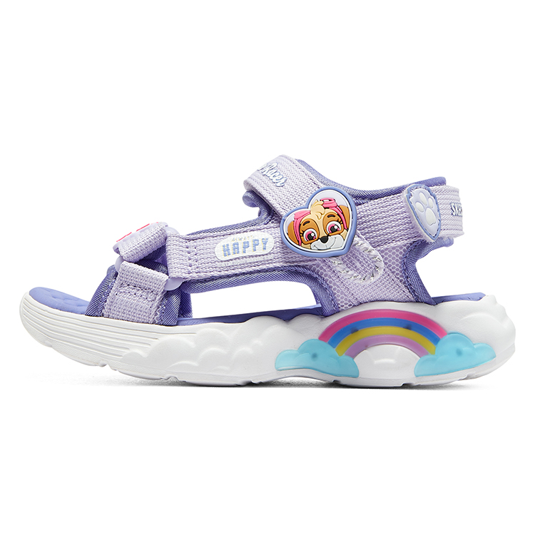 (Youth) Skechers Rainbow Racer 'Lavender Magic Tape Light-Up' 317017L-LAV
