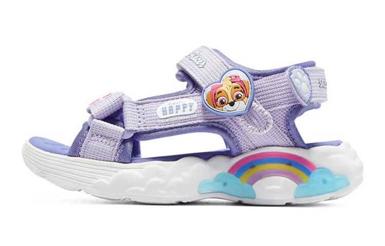 (Youth) Skechers Rainbow Racer 'Lavender Magic Tape Light-Up' 317017L-LAV