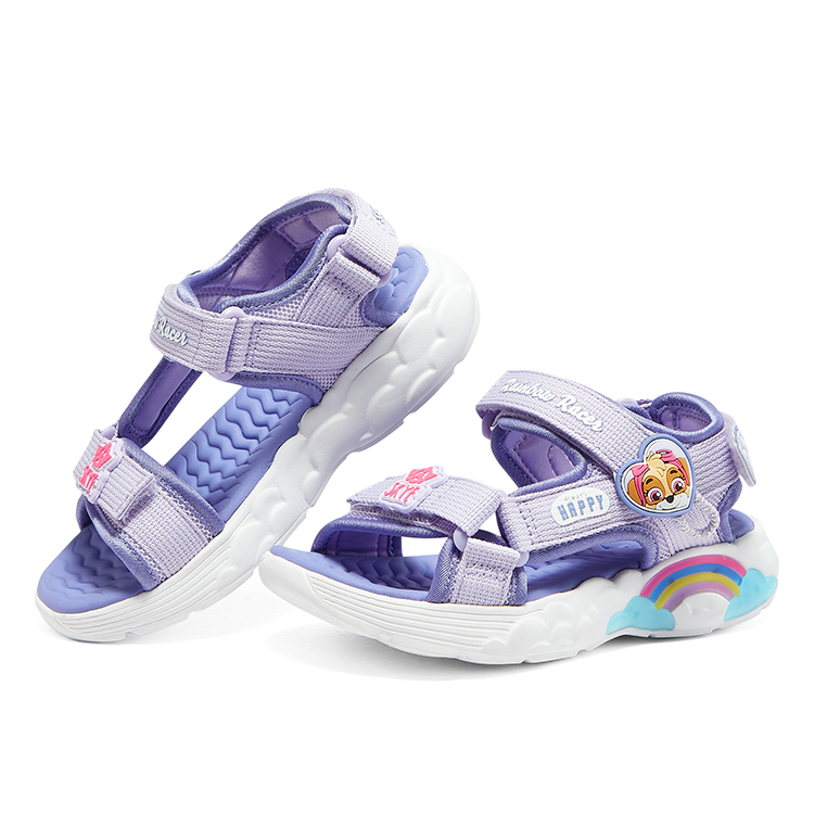 Lookbook (Youth) Skechers Rainbow Racer 'Lavender Magic Tape Light-Up' 317017L-LAV