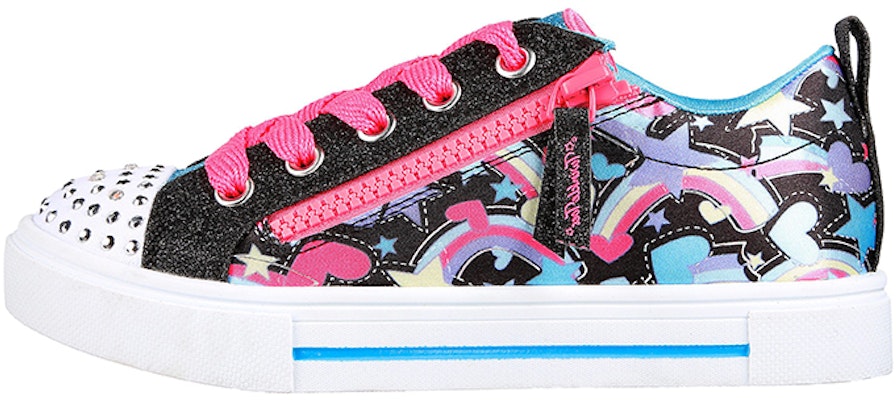 (Youth) Skechers Rainbow Shines 'Black Pink' 314793L-BKMT Buy (Youth) Skechers Rainbow Shines 'Black Pink' 314793L-BKMT