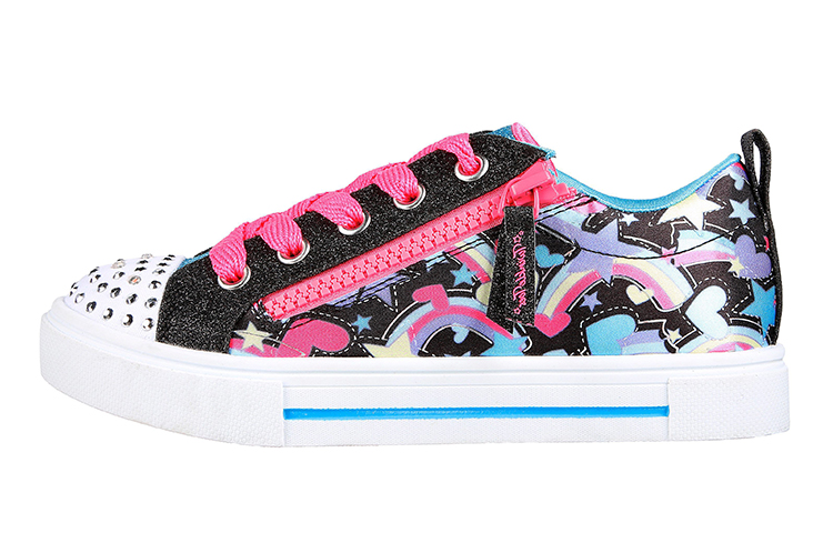 (Youth) Skechers Rainbow Shines 'Black Pink' 314793L-BKMT