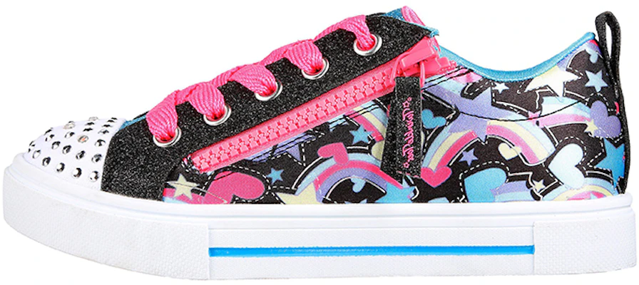 (Youth) Skechers Rainbow Shines 'Black Pink' 314793L-BKMT Buy (Youth) Skechers Rainbow Shines 'Black Pink' 314793L-BKMT