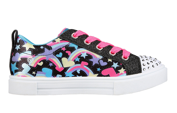 Order (Youth) Skechers Rainbow Shines 'Black Pink' 314793L-BKMT