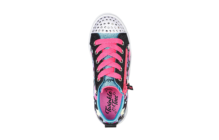 Shop (Youth) Skechers Rainbow Shines 'Black Pink' 314793L-BKMT