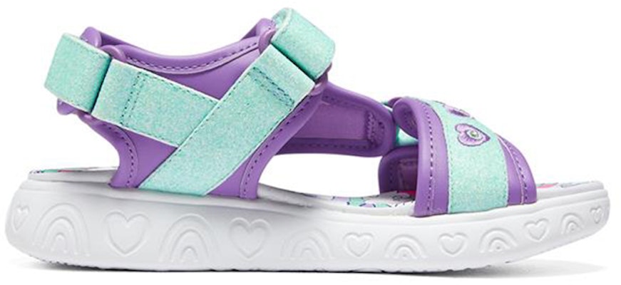(Youth) Skechers Rainbow Shines Velcro Flash Sandals 'Purple Rainbow' 314885L-PRMT Order (Youth) Skechers Rainbow Shines Velcro Flash Sandals 'Purple Rainbow' 314885L-PRMT