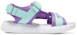 (JR) Skechers Pelangi Bersinar Sandal Velcro 'Ungu Pelangi' 314885L-PRMT