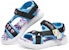 (Youth) Skechers Rainbow Shines Velcro Flash Sandal 'Blue Multicolor' 314885L-BLMT