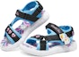 Lookbook (Youth) Skechers Rainbow Shines Velcro Flash Sandal 'Blue Multicolor' 314885L-BLMT