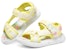(Youth) Skechers Rainbow Shines Velcro Flash Sandal 'White Rainbow' 314885L-WMLT