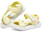 Lookbook (Youth) Skechers Rainbow Shines Velcro Flash Sandal 'White Rainbow' 314885L-WMLT