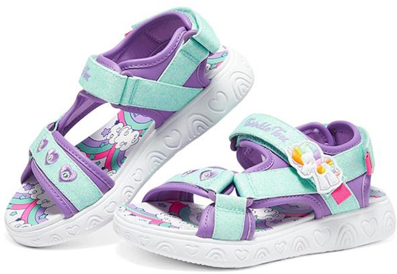 (Youth) Skechers Rainbow Shines Velcro Flash Sandals 'Purple Rainbow' 314885L-PRMT Lookbook (Youth) Skechers Rainbow Shines Velcro Flash Sandals 'Purple Rainbow' 314885L-PRMT