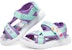 (JR) Skechers Pelangi Bersinar Sandal Velcro 'Ungu Pelangi' 314885L-PRMT