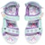 (JR) Skechers Pelangi Bersinar Sandal Velcro 'Ungu Pelangi' 314885L-PRMT