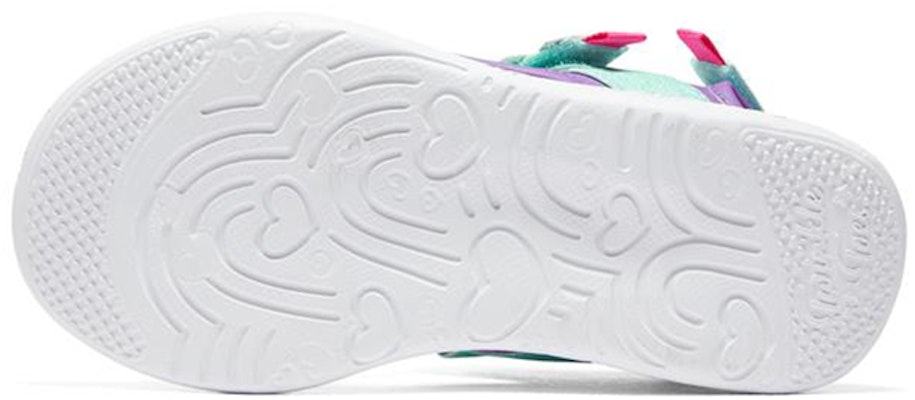 (Youth) Skechers Rainbow Shines Velcro Flash Sandals 'Purple Rainbow' 314885L-PRMT Purchase (Youth) Skechers Rainbow Shines Velcro Flash Sandals 'Purple Rainbow' 314885L-PRMT