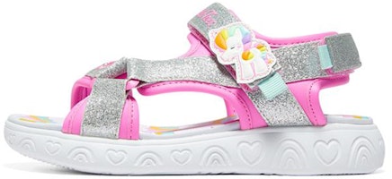 (Youth) Skechers Rainbow Shines Velcro Sandal 'Pastel Pink Light-Up' 314885L-PKMT (Youth) Skechers Rainbow Shines Velcro Sandal 'Pastel Pink Light-Up' 314885L-PKMT