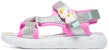 (JR) Skechers Rainbow Shines Sandal Velcro 'Pastel Pink Light-Up' 314885L-PKMT